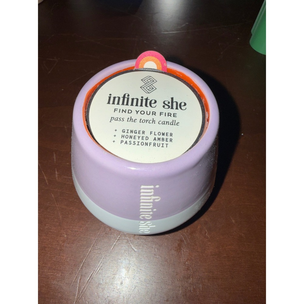 Infinite She Find Your Fire Pass the Torch Candle 5.8 oz New
